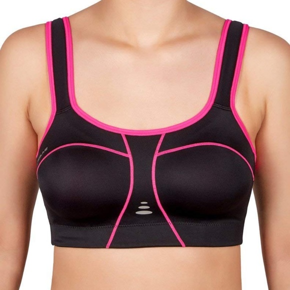 PureLime Women's Padded Athletic Bra - Picture 2 of 5